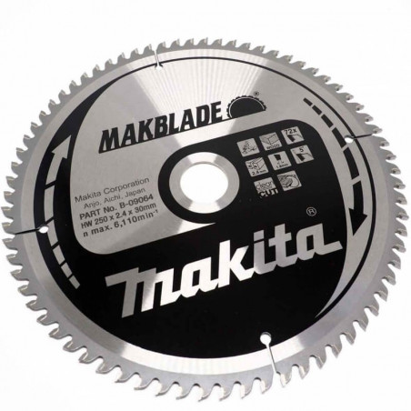 MAKITA B-09064 DISQUE HM 250/30/72D ME