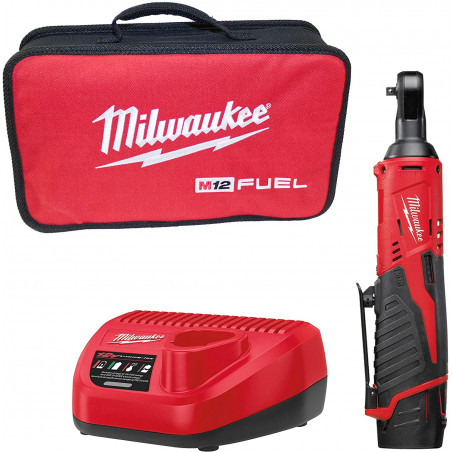 MILWAUKEE M12IR-201B CHAVE DE CARRACA 1/4" + sac