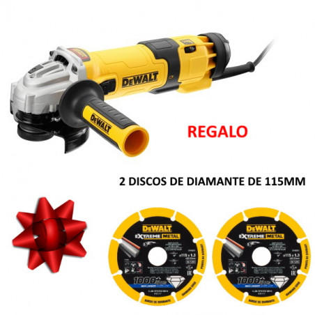 DEWALT DWE4246 MINIAMOLADORA 1200W 115MM+REGALO