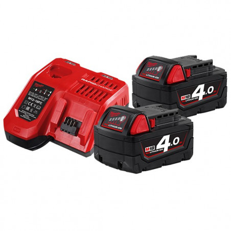 MILWAUKEE M18NRG-402 2 BATERIAS M18 4Ah+CARGADOR