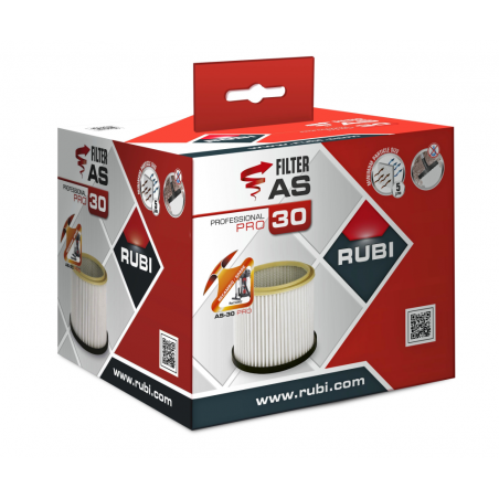 RUBI 50998 Filtre à sécheresse Aspirateur AS-30-PRO