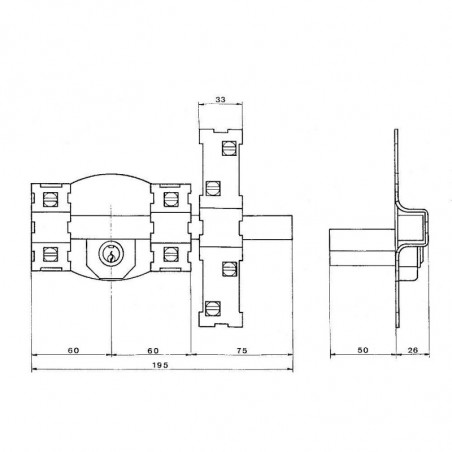 FAC 01515 301-L/120 B-70 mm. PEINT