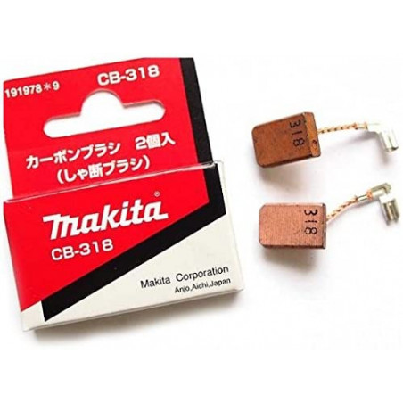 MAKITA 191978-9 COUPLE D'ESCOBILLAS CB-318 