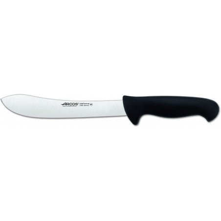 ARCOS 292625 CUCHILLO CARNICERO 20 CM NEGRO