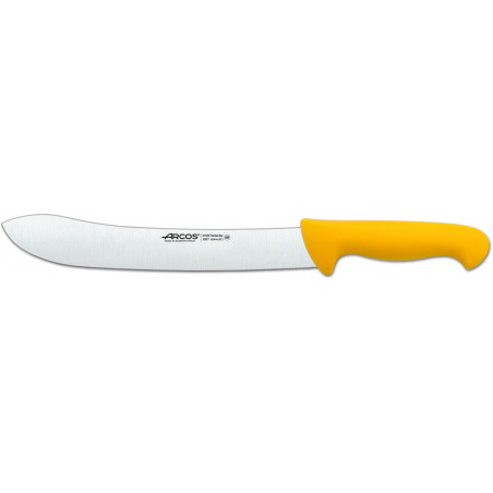 ARCOS 292700 Cuchillo carnicero 25 cm amarillo