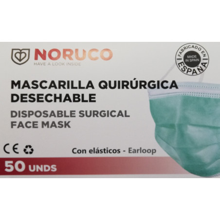 MASCARILLE NORUCO CHIRURGIE (50 UDS)