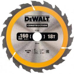DEWALT DT1931-QZ DISCO CONST. 160x20mm 18D