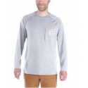 CARHARTT FORCE COTTON CAMISETA MANGA LARGA GRIS