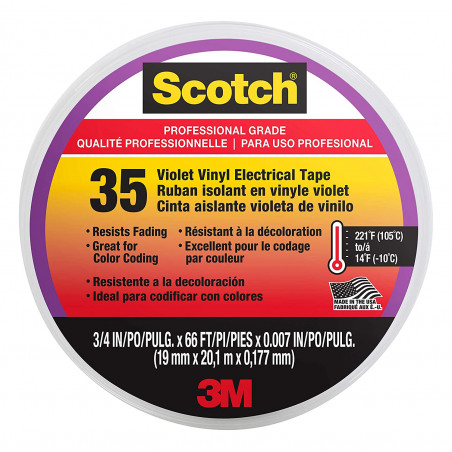 3M SCOTCH35 Cintelle électrique 19mmx20M