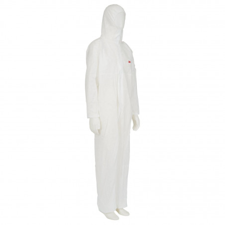 3M P4500BL BUZO PRENDA PROTECCION BLANCO T-L