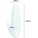 Command W17083B Gancho grande resistente al agua 