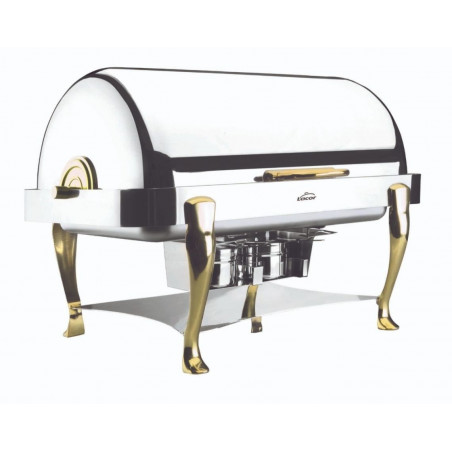 LACOR 69015 Chafing dish roll top pieds laton 1/1