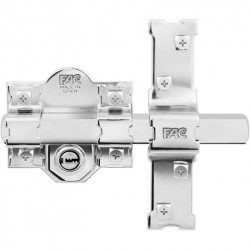 FAC CERROJO 301-LP/80 NIQUEL COMPLETO