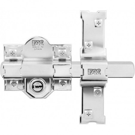FAC CERROJO 301-LP/80 NIQUEL COMPLETO