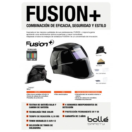 BOLLE FUSV PANTALLA DE SOLDAR ELECTRO-OPTICA