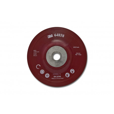 3M Plato para el Disco de Fibra Plano, 125 mm