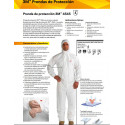 3M 4545 BUZO TRAJE DE PROTECCIÓN BLANCO
