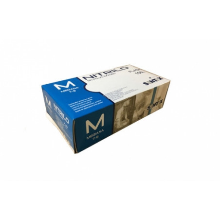 SANTEX GD21 GUANTE NITRILO SIN POLVO C/100UDS