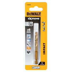 DEWALT DT50009 Broca de impacto TITANIUM 6x80mm